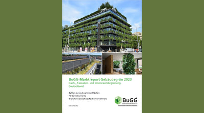 Der neue BuGG e.V. Marktreport Gebäudegrün 2023 ist da!